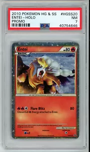 2010 POKEMON CALL OF LEGENDS ENTEI #HGSS20 ULTRA RARE PSA 7 NM #40754646 - Picture 1 of 2