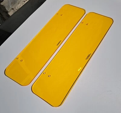 Parasoles Shelby Cobra/5 de repuesto/réplica de fábrica *AMARILLO TRANSPARENTE* Foto 1 de 4