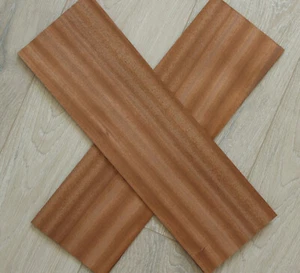 Sapele Holzfurnier, 6 Blatt, ~47x14,5 cm (~18,5x5,7""), ~0,6 mm (~1/42"") - Bild 1 von 13