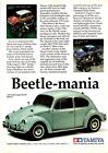 Tamiya Volkswagen Beetle RC Vintage Print Ad Ephemera Wall Art Decor