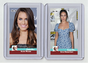 Alycia Debnam-Carey rare MH Churchill #'d x/3 Tobacco card no. 50