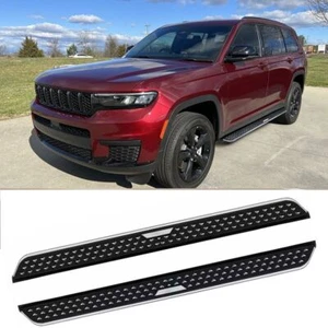 Side Step Pedal Running Board Nerf Bar Fits for Jeep Grand Cherokee L 2021-2023 - Picture 1 of 9
