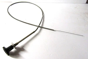 Vintage Throttle Control Cable 45" Long Black Knob for Lawn Mower NOS -MEJ - Picture 1 of 6