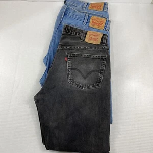 Lot of 3 Levi's 505 Jeans Blue/Gray Men's Size 40x32 - Picture 1 of 10