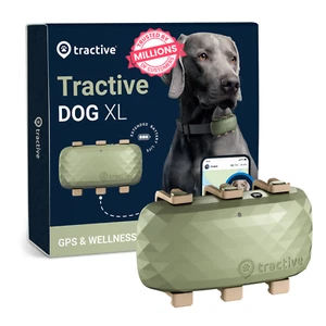 Tractive DOG XL | GPS HUND Halsband & Health Tracker | grün | Neu - Bild 1 von 10