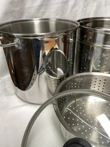 DOPPELDAMPFGARER WILLIAM SONOMA Doppelkessel - Glasdeckel - Bild 1 von 5