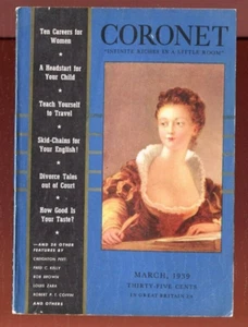 CORONET MAGAZINE March 1939 Snedden Hiller Hirschfeld Mattson Sherwood toy banks - Imagen 1 de 3