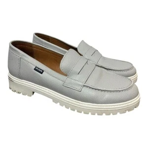 Atlanta grauer klobiger Penny-Loafer mit Stein Damengröße 40 US 9,5 Plateau - Bild 1 von 6