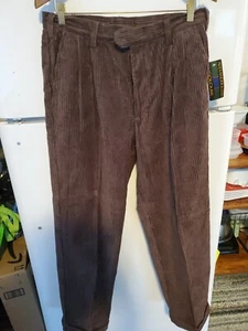 Vintage Mens Corduroy Pants Colours by Alexander Julian Size 34 Preppy Casual - Picture 1 of 8