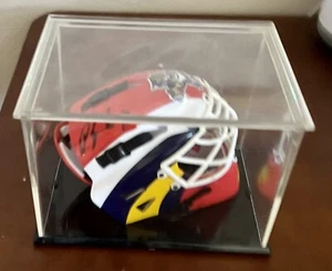 John Vanbiesbrouck Florida Panthers NHL Hockey Mini Goalie Mask Signed Display - Picture 1 of 5