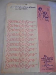 Set vintage anni 60 70 tg 28 - 44 in top manica/maglione per maglie modello non tagliato 300 - Foto 1 di 4