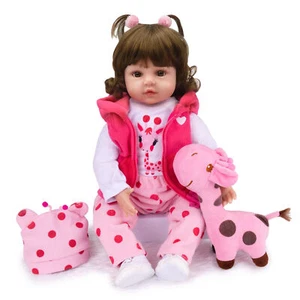 18" Real Lifelike Reborn Baby Girl Dolls Vinyl Silicone Realistic Newborn Doll - Picture 1 of 6