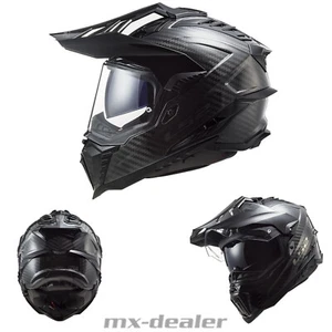 LS2 MX701 Carbon Helm Größe XXL Explorer C Solid Schwarz Dualsport Enduro GS MX - Bild 1 von 20