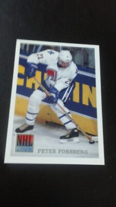FREE SHIPPING-Peter Forsberg Prospect-1994/95 Topps Premier Hockey-HOF