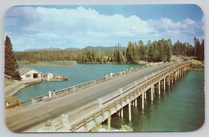 Postkarte Brücke Yellowstone Lake Yellowstone Nationalpark Wyoming - Bild 1 von 2