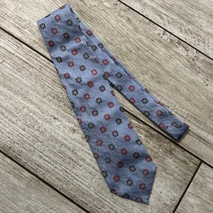 Bolgheri Light Blue Floral 100% Seta Silk Men’s Neck Tie Italy 59” - Picture 1 of 8