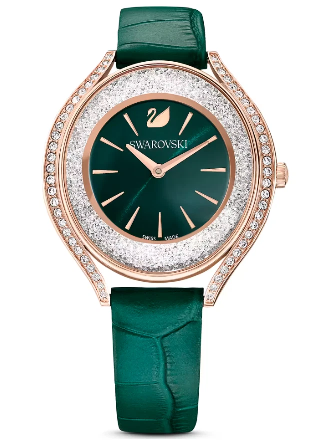 Swarovski Watch Crystalline Aura 5644078 Women's Green