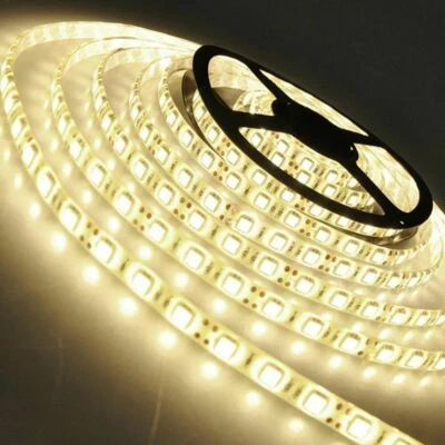LED Streifen Stripe SMD 2835 Warmweiss Kaltweiss Leiste Band dimmbar Wasserdicht - Bild 1 von 4