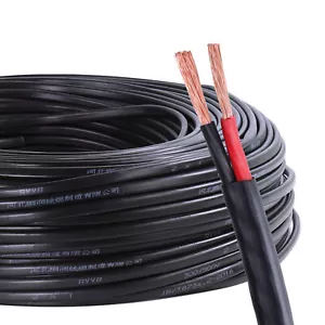 2 Core Wire Copper Cable Trailer VAN Solar Panels Wiring Twin Sheath Insulation - Picture 1 of 11