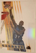 1996-97 Bowman's Best Kevin Garnett REFRACTOR Kevin Garnett Best Shots REFRACTOR