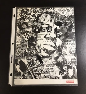Supreme rare Biggie Mass Appeal Magazine Ad Rare Punk Art Collage - Foto 1 di 6