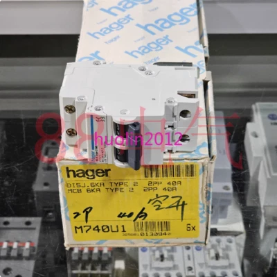 1Pcs New hager xM740u1 2P/40A - Image 1 of 2