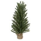 Northlight 24" Scottsdale Mini Pine Artificial Christmas Tree Burlap
