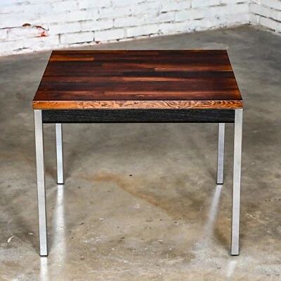 Приставной столик MCM Founders Furniture из хромированного черного палисандра CDP#47133 David Parmelee - Изображение 1 из 4