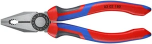 Knipex 03 02 180 Kombizange mit Mehrkomponentengriffen 180 mm - Bild 1 von 8