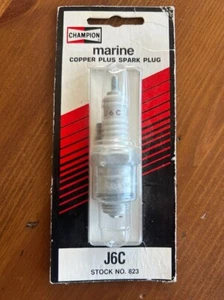 NOS Champion Marine Engine Spark Plug J6C Stock No. 823 - Bild 1 von 1