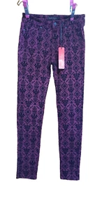 Celebrity Pink Girls OMG! Selfie Ready burgundy skinny pants style # CK5820P174 - Picture 1 of 9