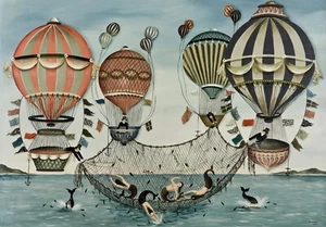 Ballooning for Mermaids : Ralph Eugene Cahoon Jr. : Archival Art Print - Picture 1 of 1