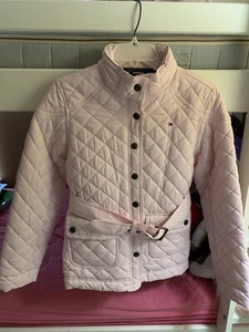Tommy Hilfiger Pink  Belt Quilted Jacket For  Girl Size XL(16) - Picture 1 of 11