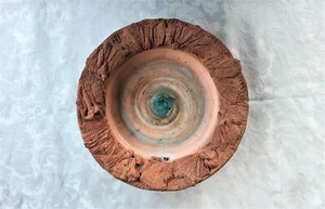 DOROTHY HOPE VINTAGE AUSTRALIAN STUDIO POTTERY LARGE TERRACOTTA BOWL 30CM - Picture 1 of 6