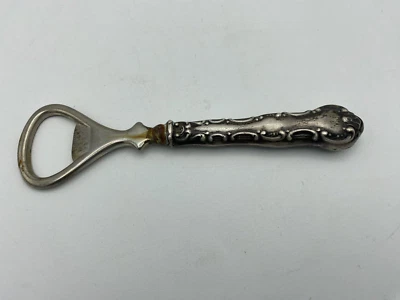 Abridor de botellas de plata de ley Birks Foto 1 de 4