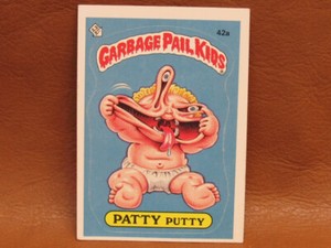 Garbage Pail Kids Sticker Card Topps 1985 Patty Putty 2nd Series 42a