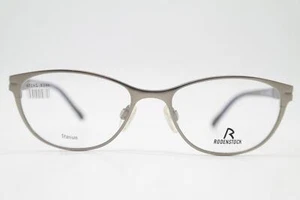 Gafas Rodenstock R 2328 titanio plata violeta ovalada montura de gafas nuevas - Imagen 1 de 6