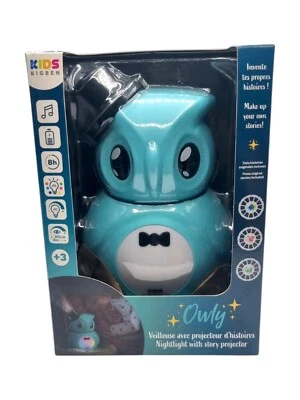 BigBen Nachtlicht Eule Blau Projektor und Geschichtenerzähler für Kinder G298 - Bild 1 von 4