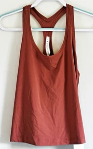 Lululemon Spiced Chai Cool RacerBack Short Tank Nulu Size 18 - Picture 1 of 5