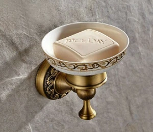 Bathroom Soap Dish Holder Wall Mounted Soap Storage , Antique Brass Gba492 - Picture 1 of 4