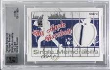 2014 Famous Fabrics Ink Big Apple Baseball /50 Tony Clark BGS 9 MINT