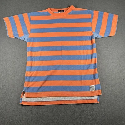 Camisa De Colección Gant Salada Perro Para Hombre Grande Naranja Azul Rayas Piqué Hecha en Corea Años 90 Foto 1 de 4