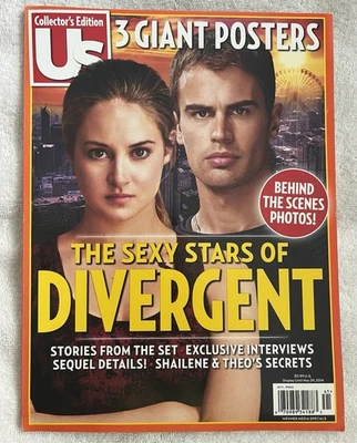 Us Magazine Collector's Edition - The Sexy Stars of Divergent -2014-With Posters - Image 1 of 4