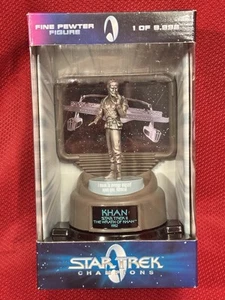 Star Trek Champions Pewter KHAN STAR TREK II WRATH OF KHAN Limited Edition NEU! - Bild 1 von 14