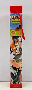 Set Giocattolo Farm Animal Explorer - 12 Pezzi Personaggi con Tappetino da Gioco - Età 3+ - NUOVO - Foto 1 di 9