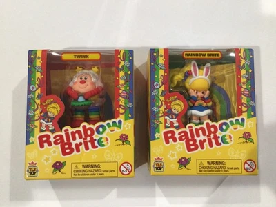 Rainbow Brite пасхальное/весеннее издание фигурки лот из 2 Twink CheeBee TLS игрушка новый - Изображение 1 из 3