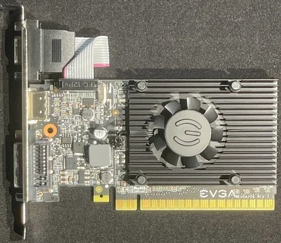EVGA nVIDIA GeForce 210 Graphics Card / 1GB DDR3 SDRAM / PCI Express x16 / 2NK23 - Image 1 of 4