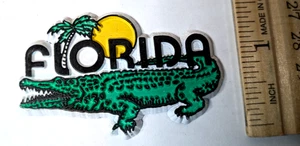 Imán de viaje turístico vintage de vinilo Florida Aligator 1992 - Imagen 1 de 3