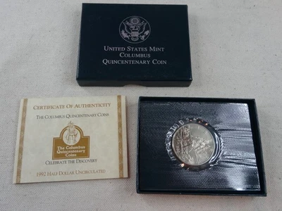 1992-D Columbus Half Dollar US Mint Clad Coin Commemorative 50C OGP - Image 1 of 4