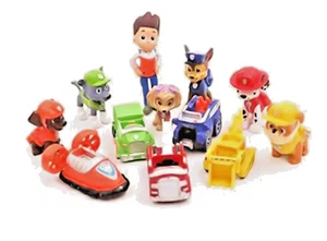 12-Pcs PAW Patrol Ryder Marshall Chase Cartoon Cute Figure Pvc Model Toys Cute - Picture 1 of 1